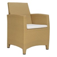 JEC- Ascona Arm Chair in Pecan 23W 27D 34.5H AH26 SH16.75