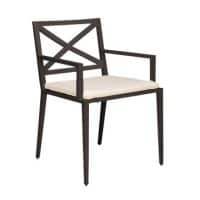 JEC- Azimuth Arm Chair in Beluga 22W 22D 32H AH24.25 SH17
