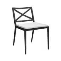 JEC- Azimuth Side Chair Beluga, also in White Vermouth  22W 22D 32H SH17.25